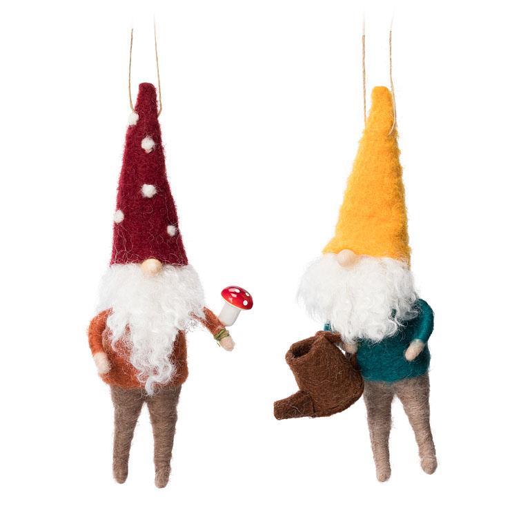 Gnomes de jardin en mérino
