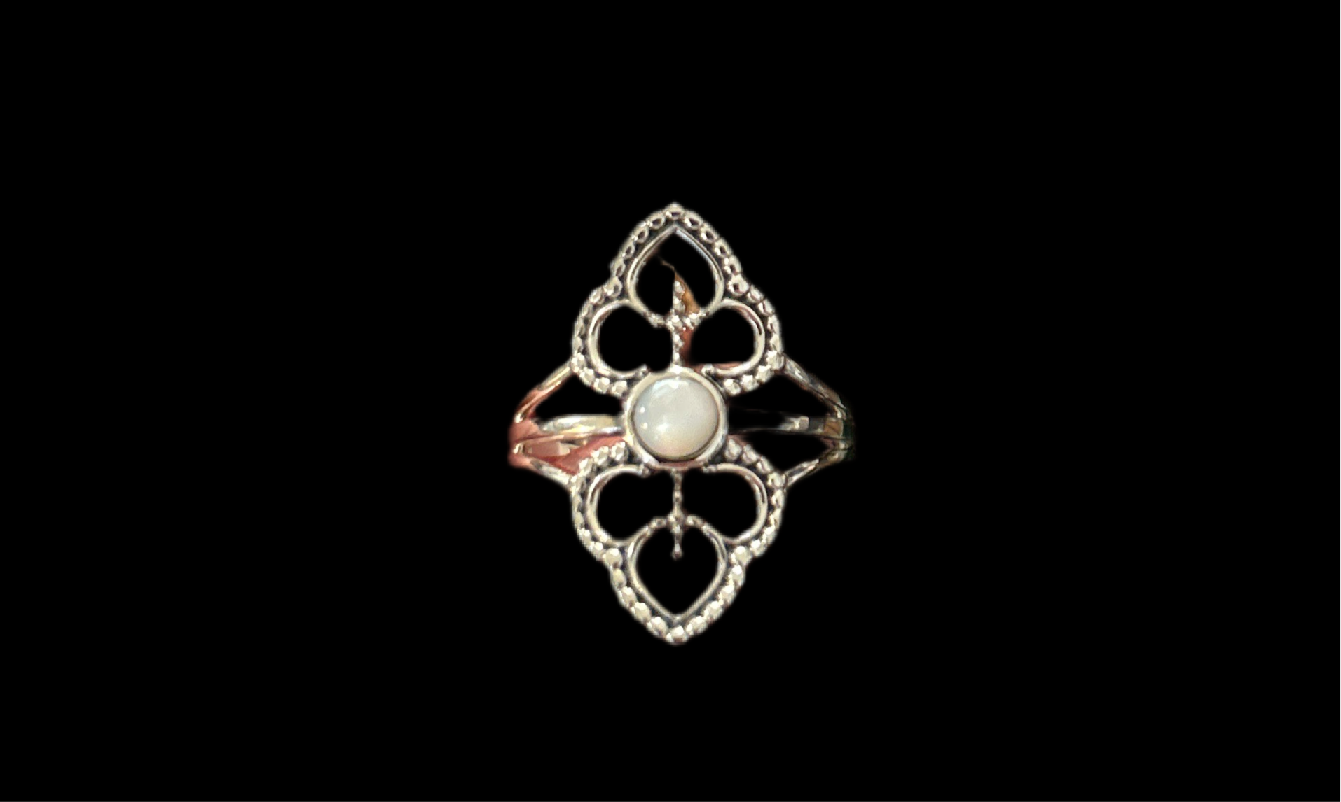 Bague Boho Doublée nacre de perle