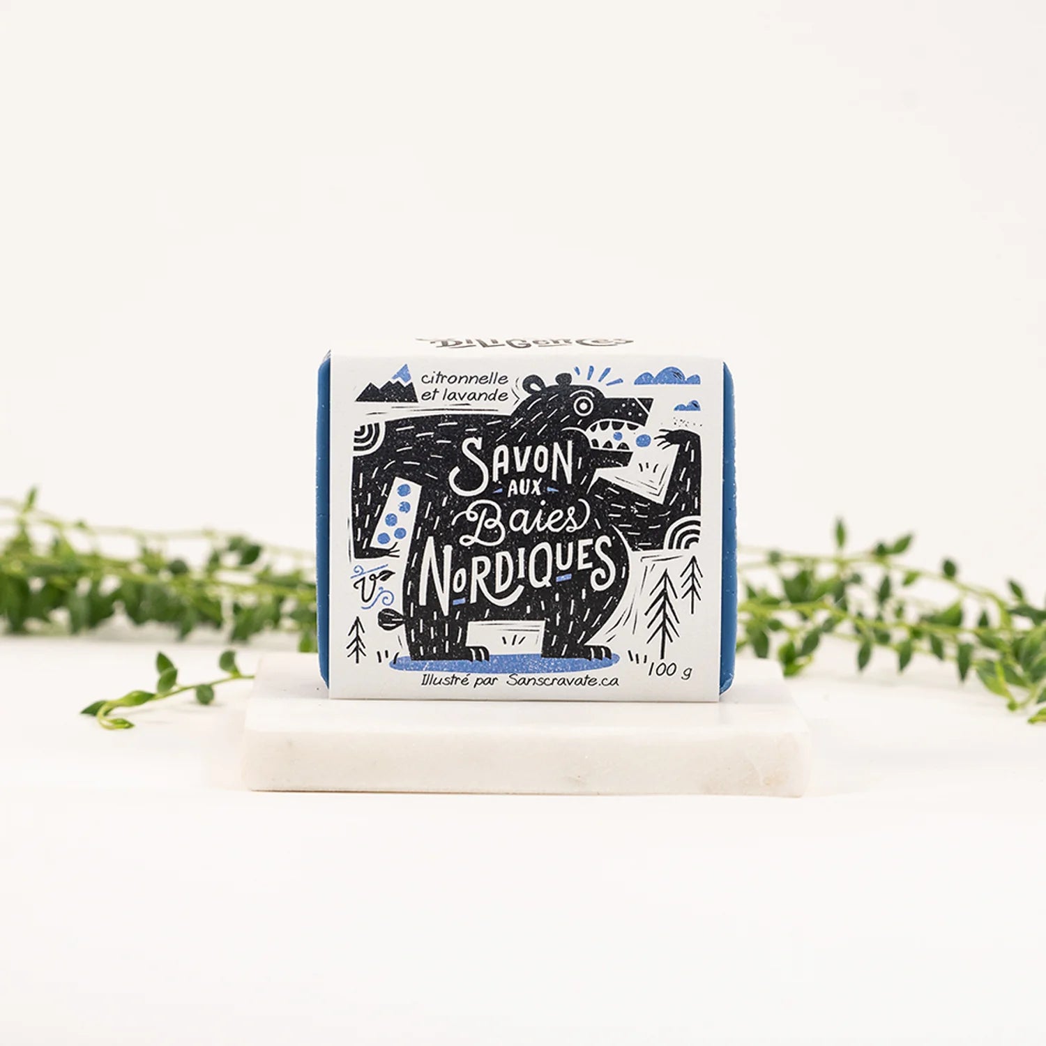 Savons baie Nordiques (bleuts) végane 100g