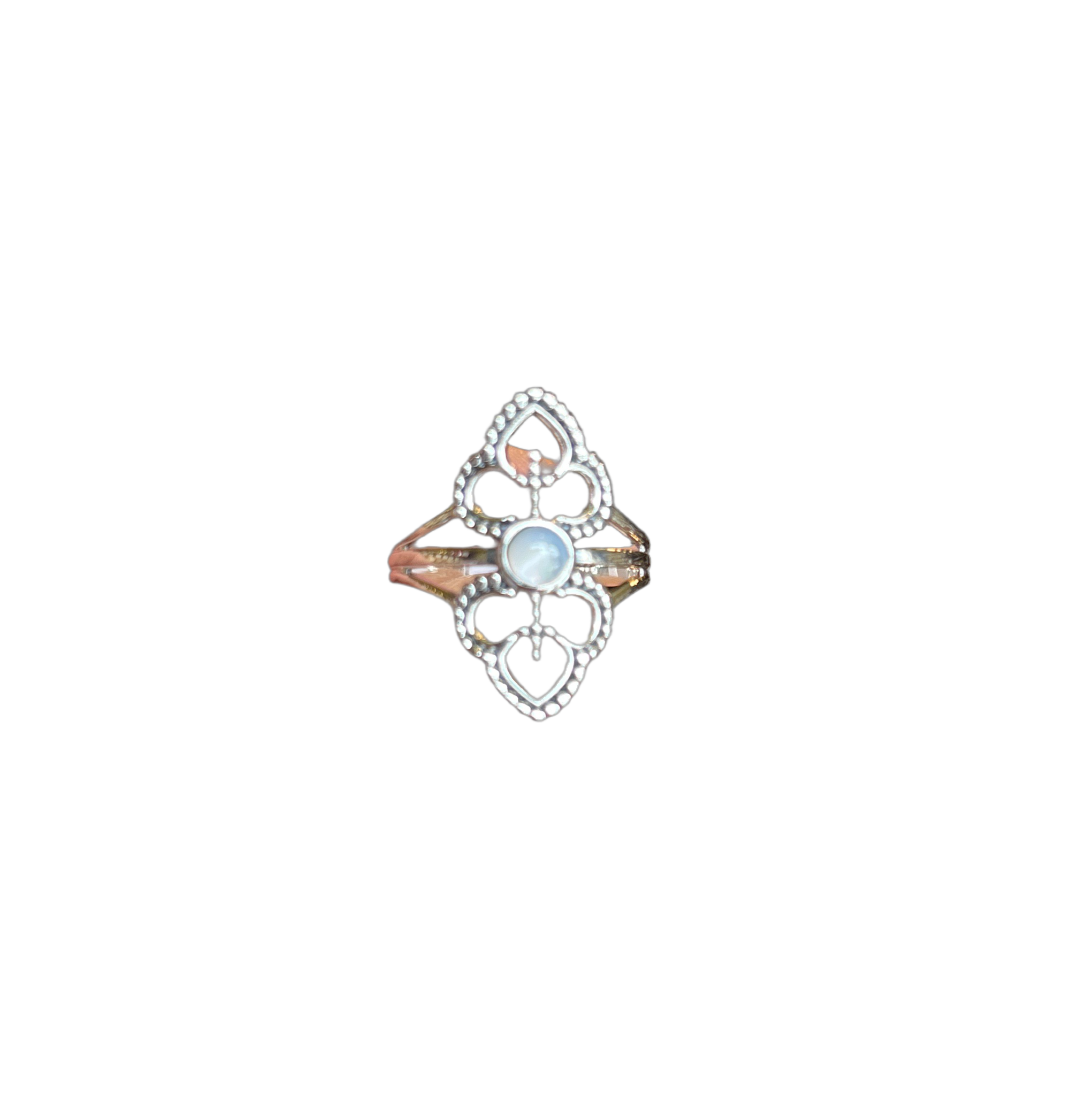 Bague Boho Doublée nacre de perle