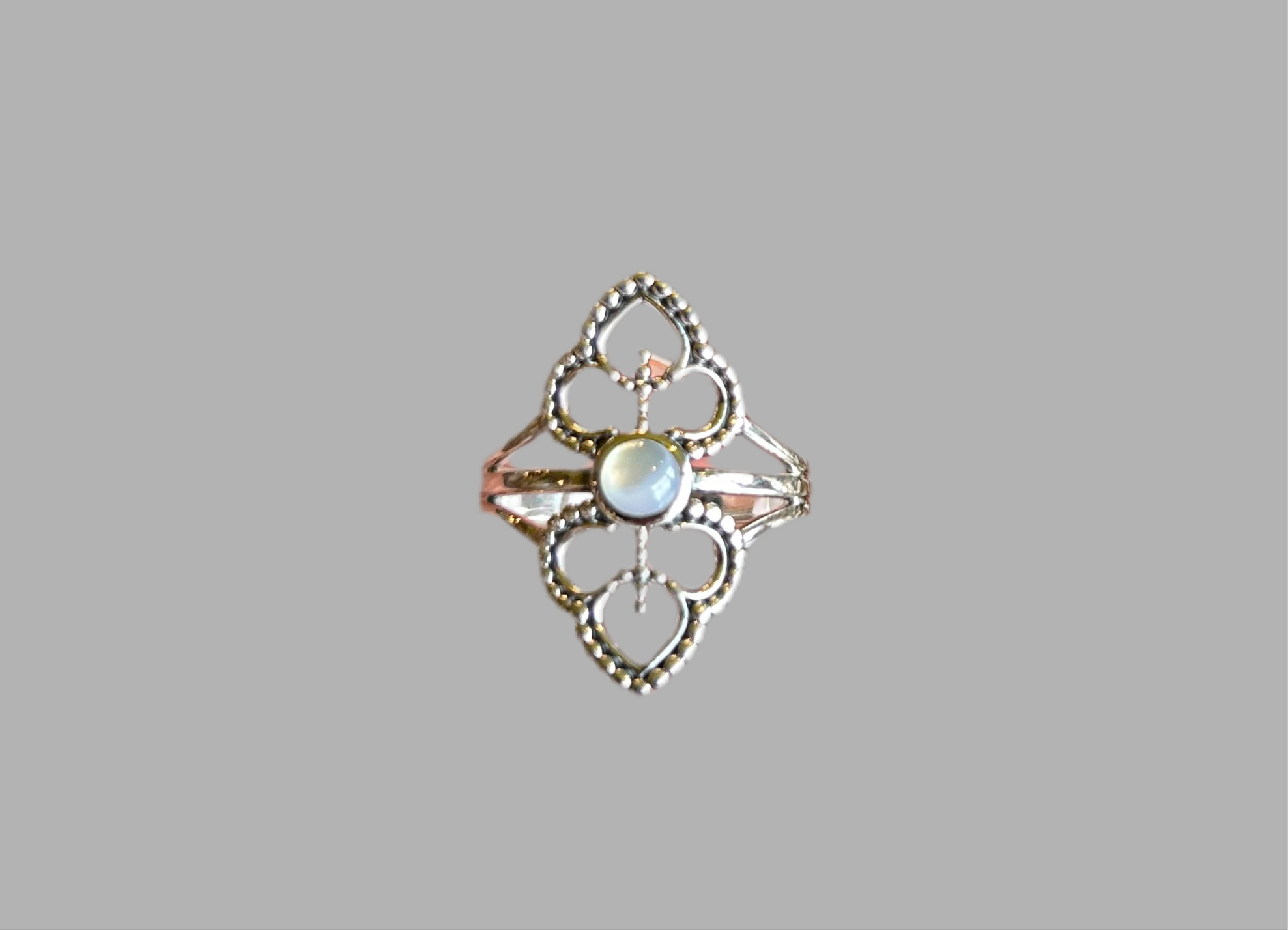 Bague Boho Doublée nacre de perle