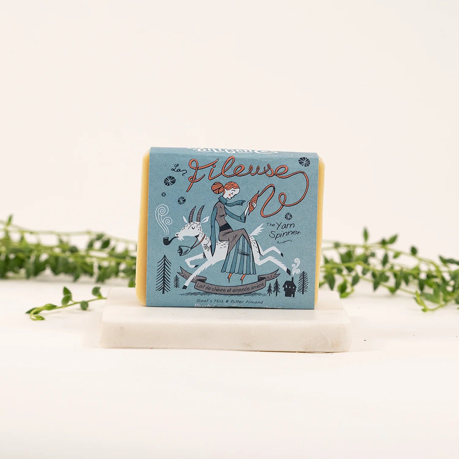 La Fileuse - Savon lait de chèvre et amande amère