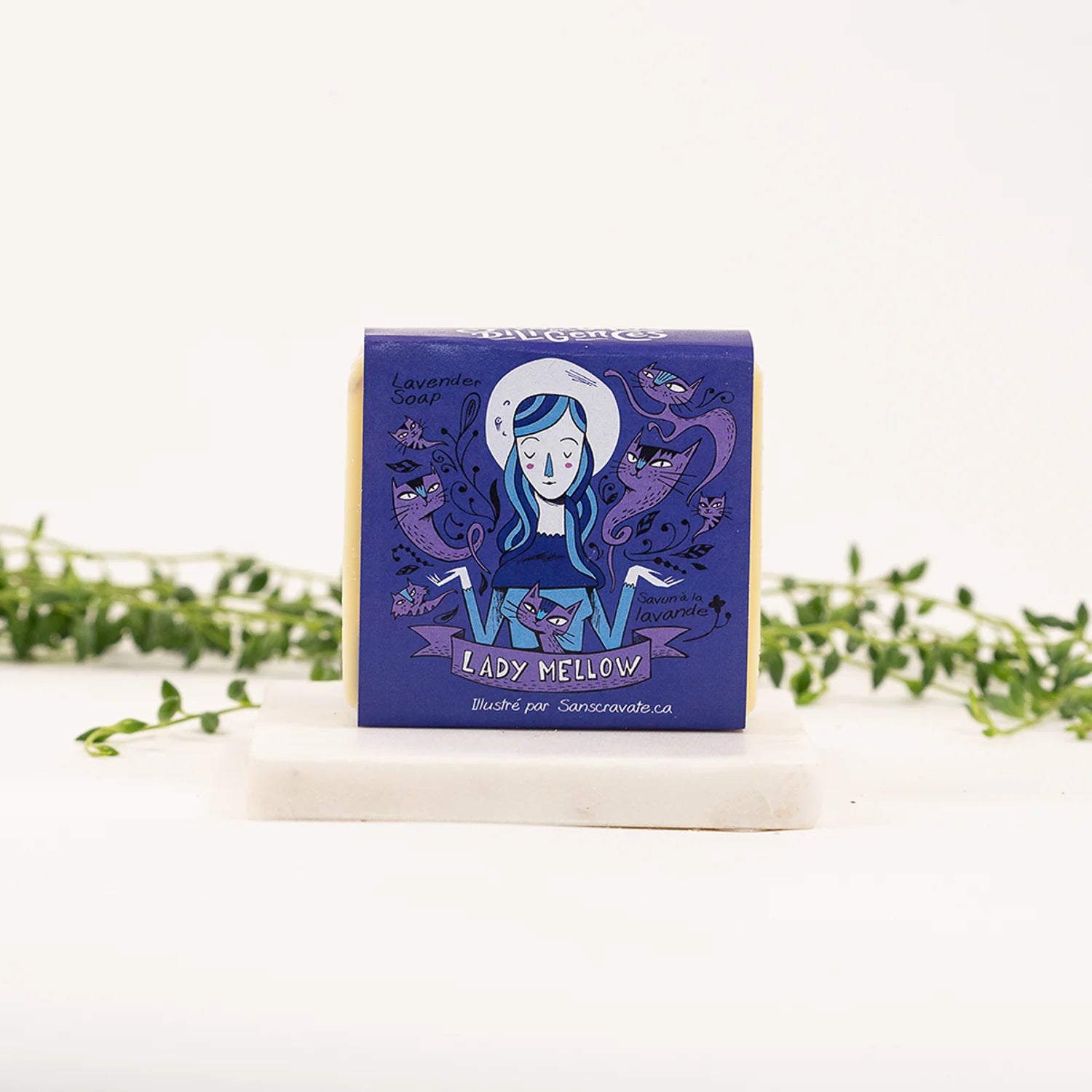 LADY MELLOW - Savon bois de rose et lavande