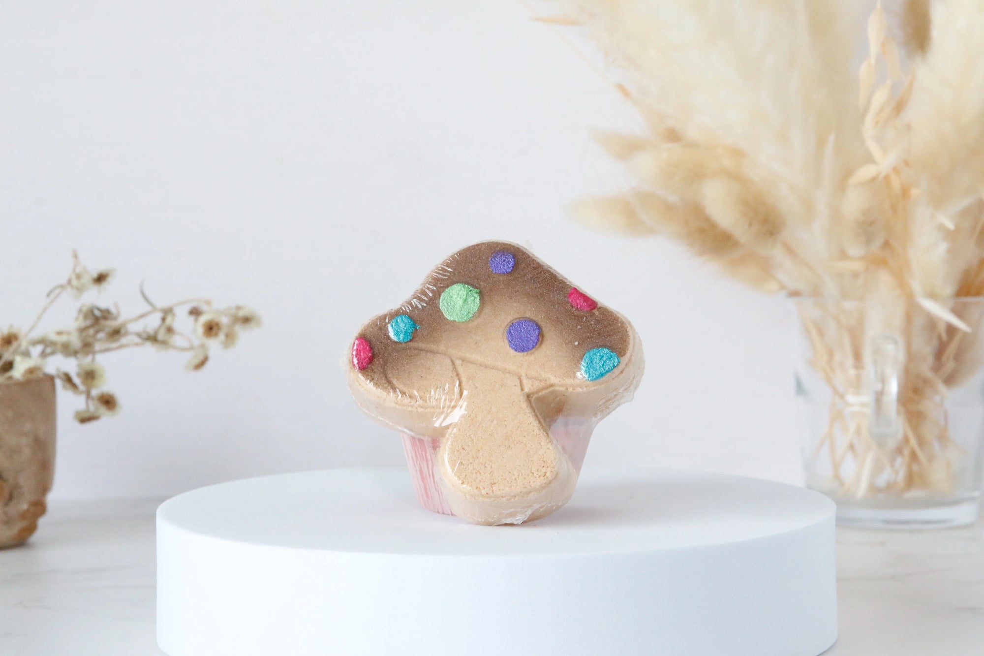 Bombe de bain | Champignon avec insertions colorées 75g