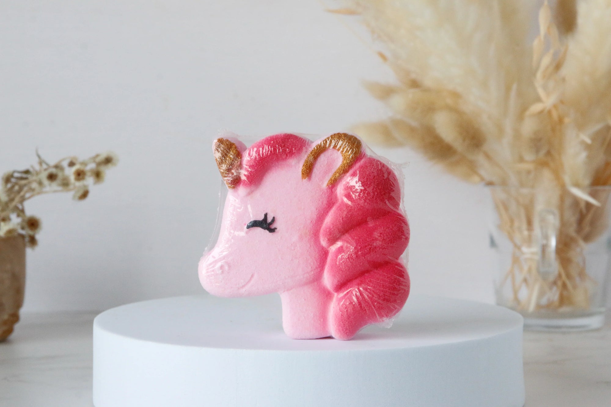 Bombe de bain | Licorne avec insertions colorées 140g