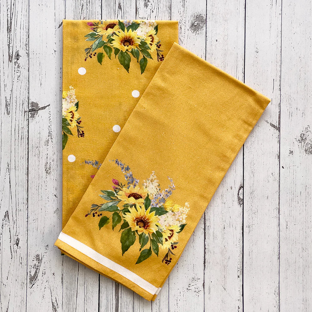 Linge à vaiselle-Tournesols