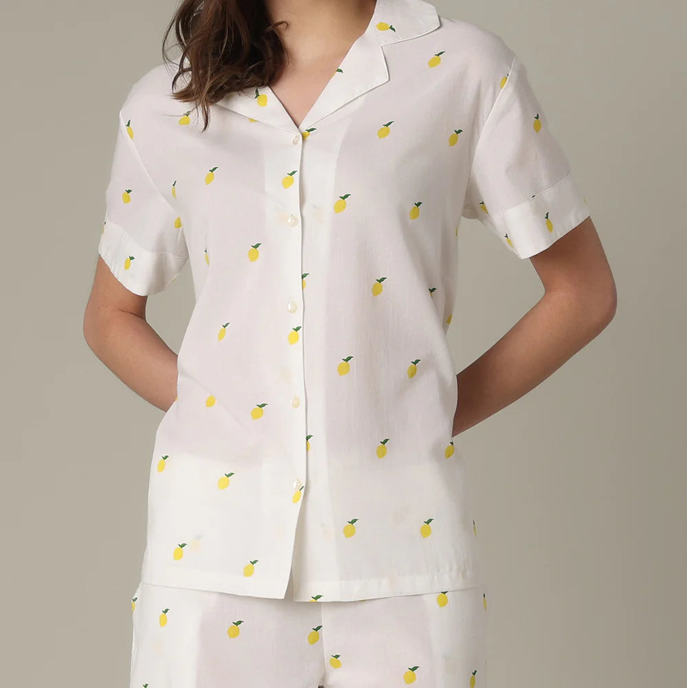 Pyjama victorien classique citronnade