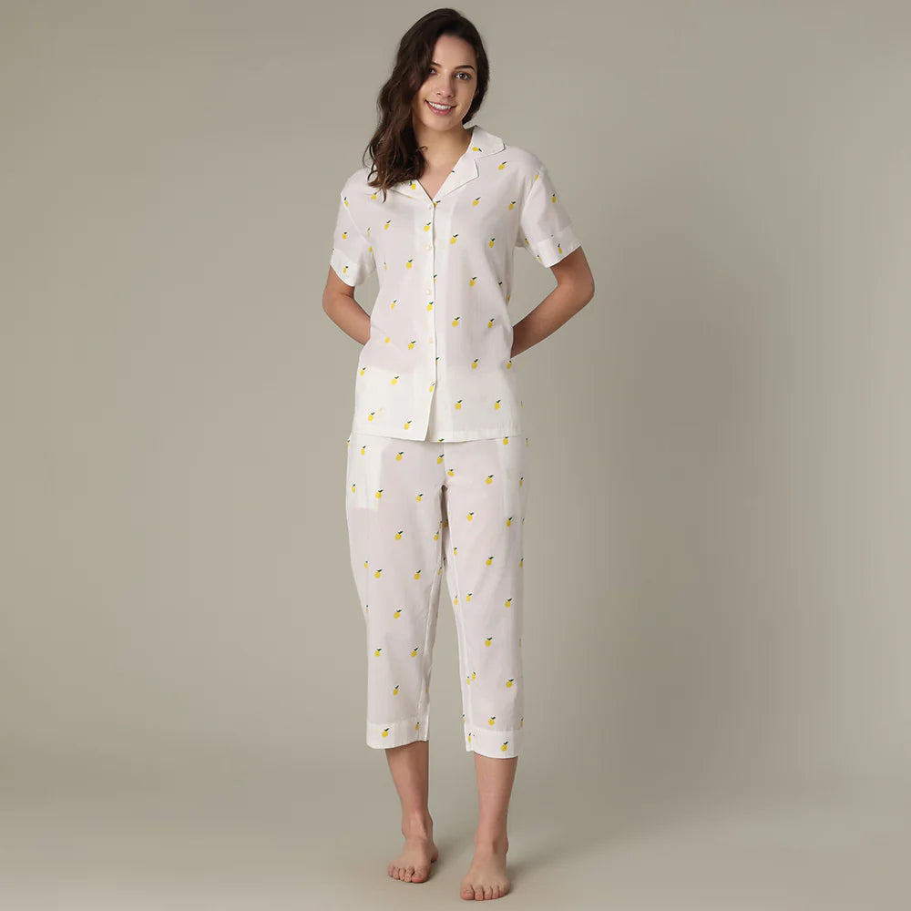 Pyjama victorien classique citronnade
