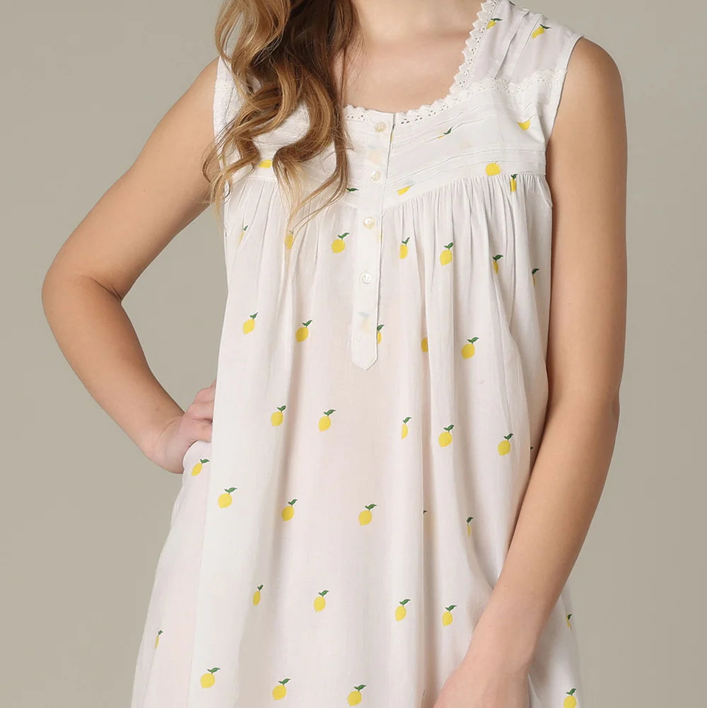 Robe de nuit citron