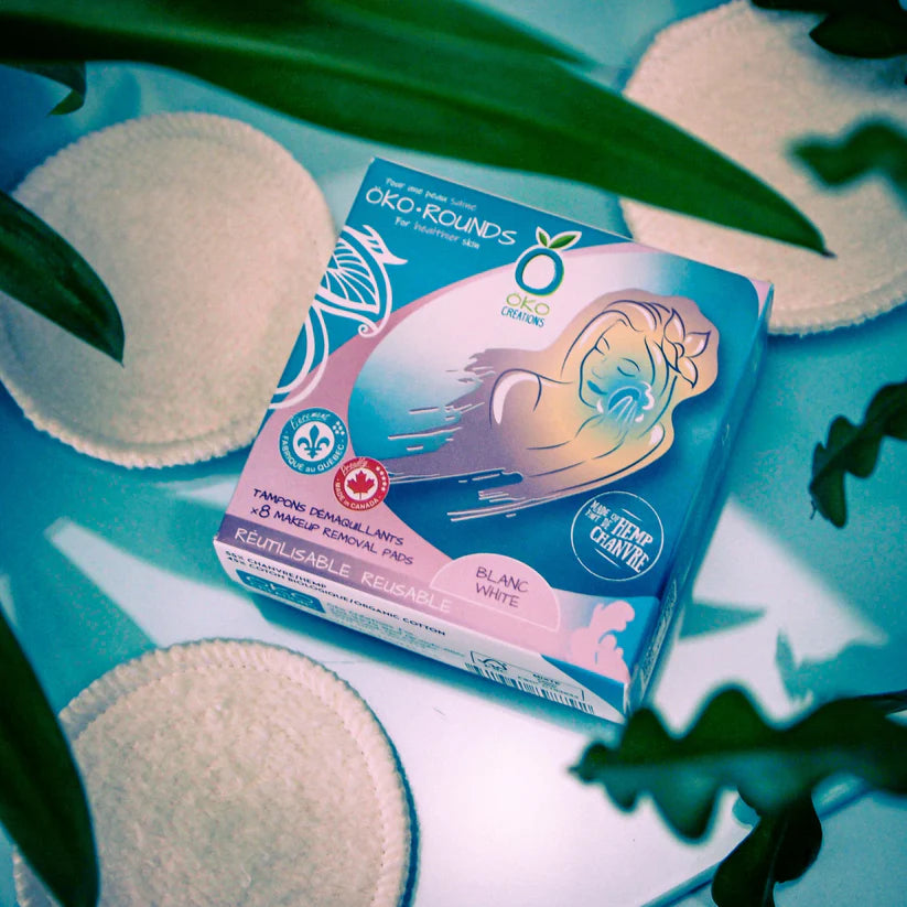 Tampons Démaquillants Réutilisables de Chanvre (8)