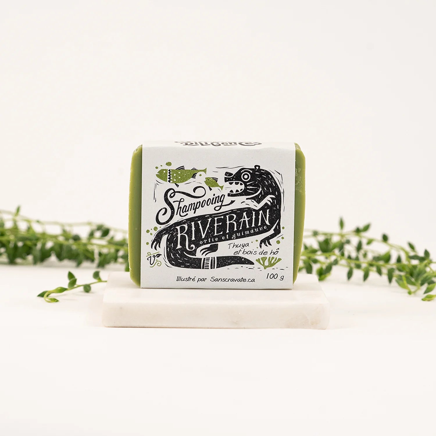 Shampooing riverain (ortie et guimauve) - VÉGANE 100g