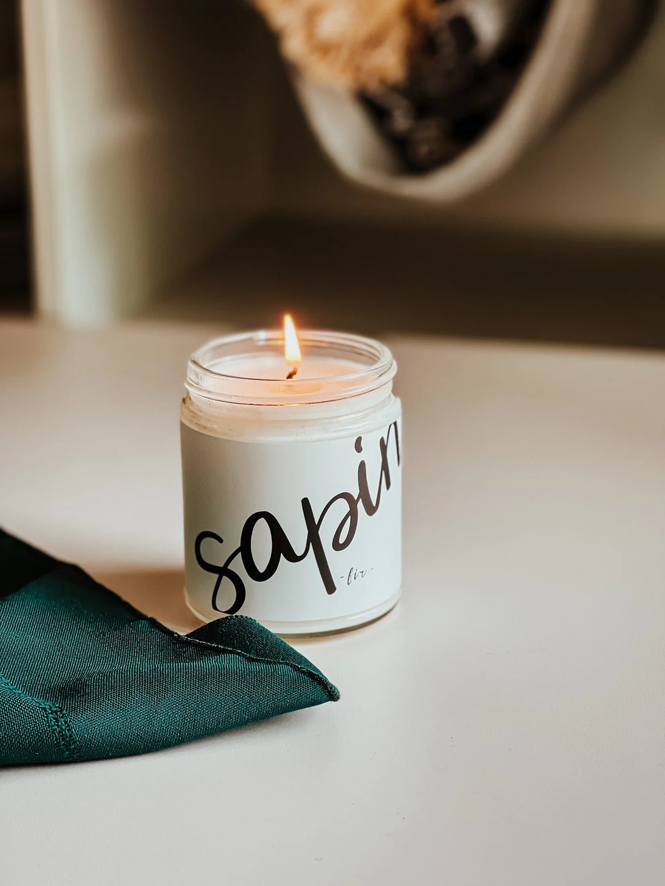 Chandelle de soya - Sapin