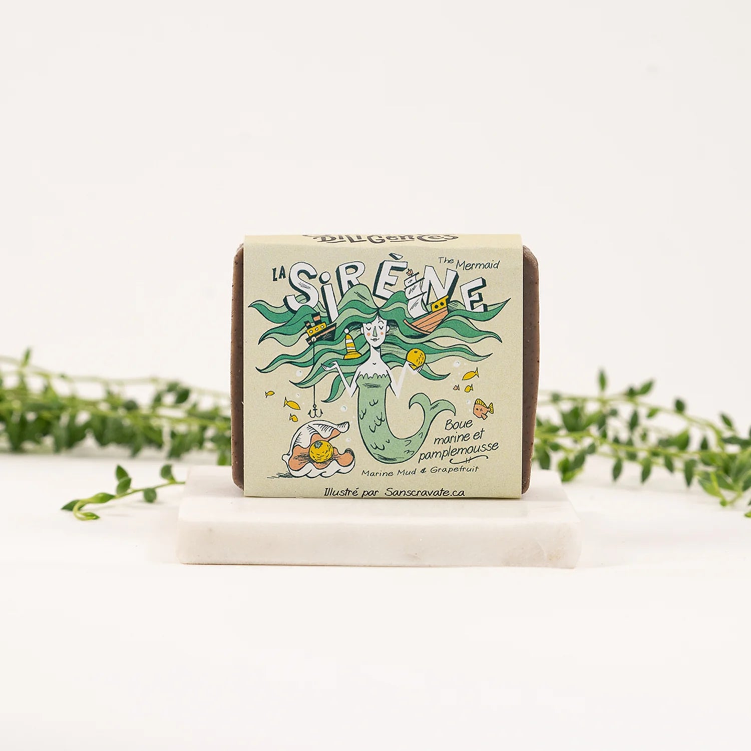 La Sirène - Savon boue marine et pamplemousse