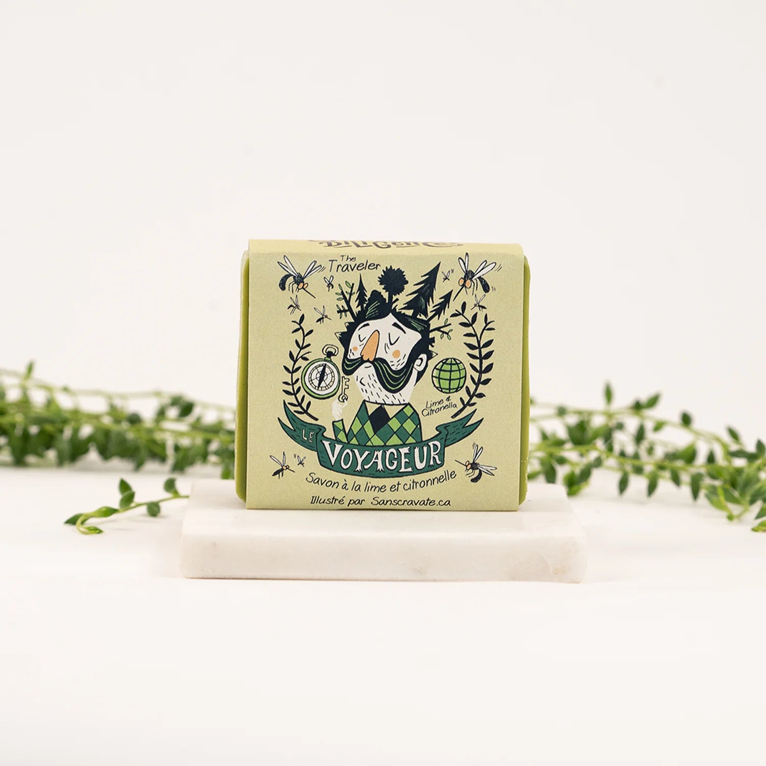LE VOYAGEUR - Savon lime et citronnelle