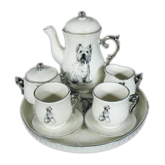 Mini set de thé "les chiens"