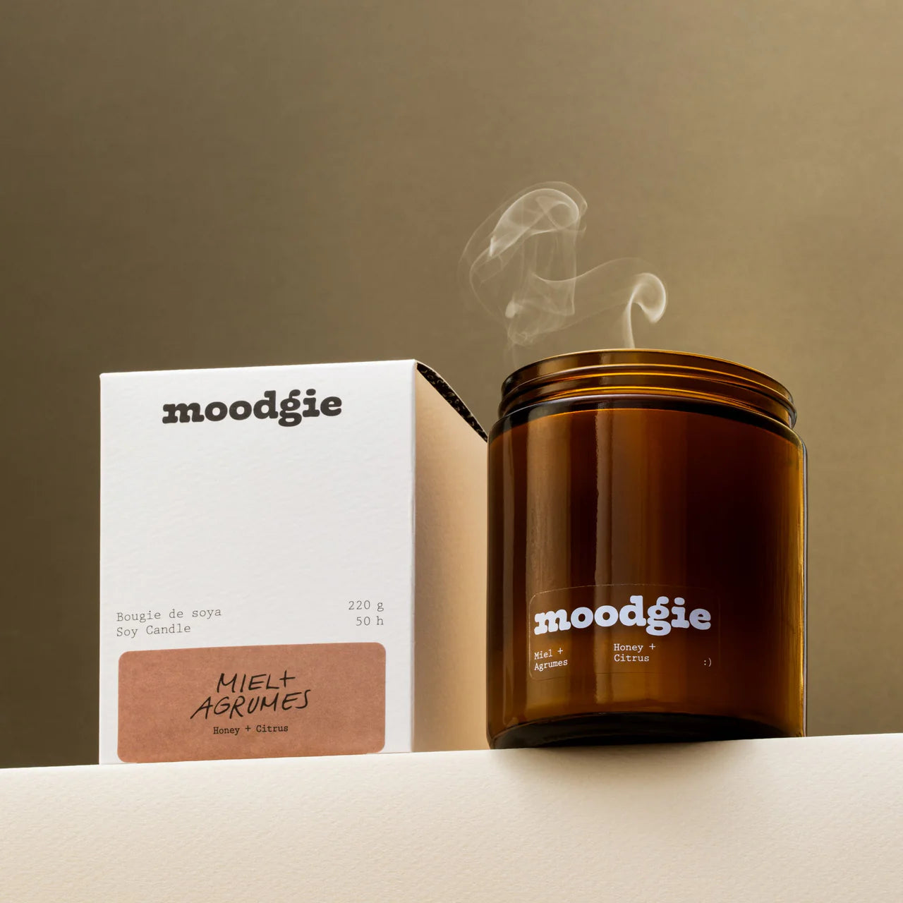 Bougie-Miel + Agrumes
