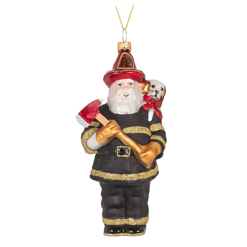 Ornement père Noël à l'appel