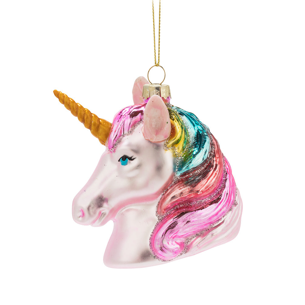 Ornement licorne enchantée