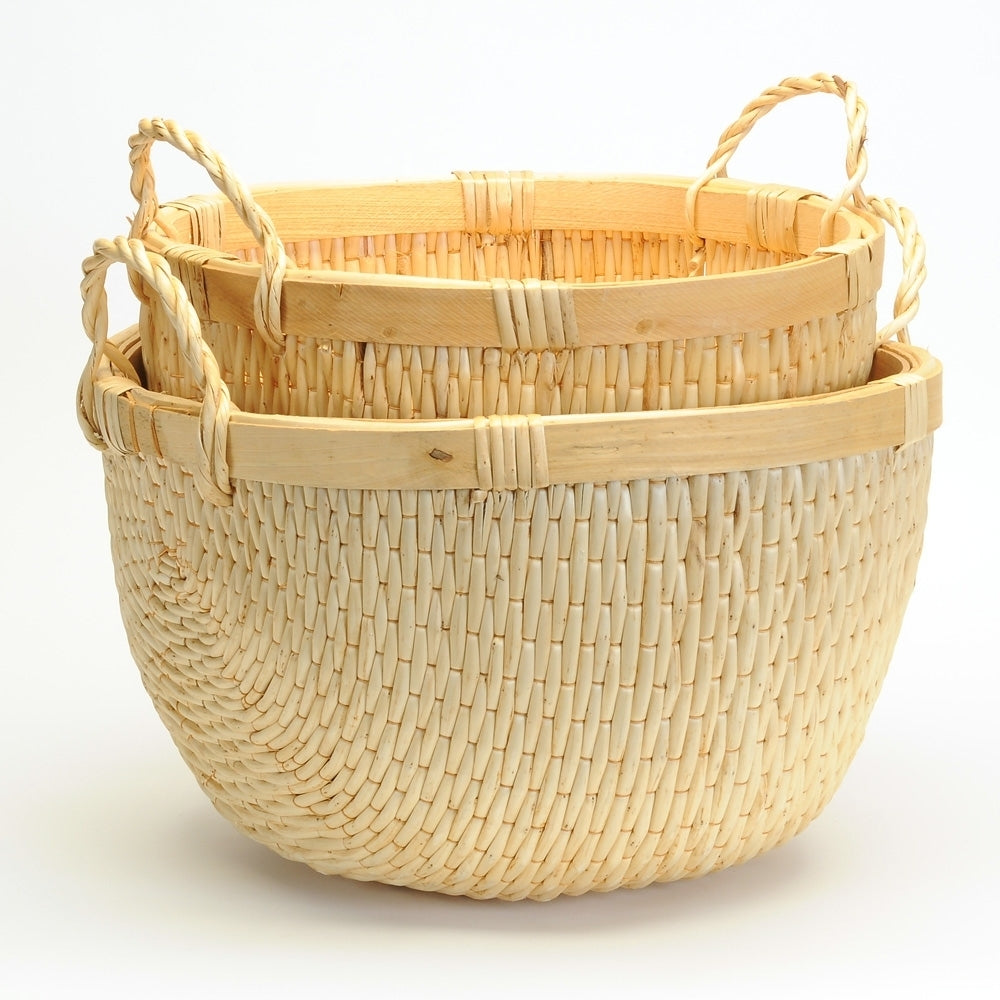Panier de saule rond