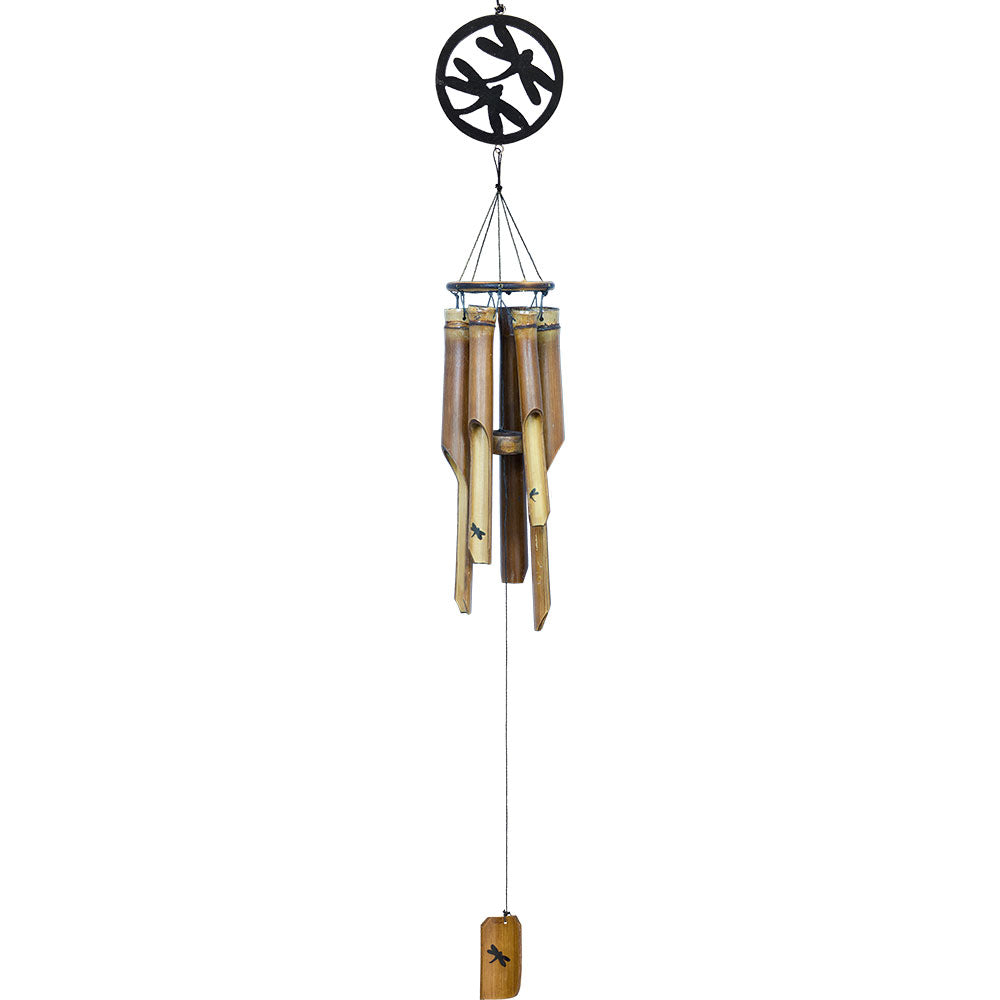 Carillon en bambou - Libellules