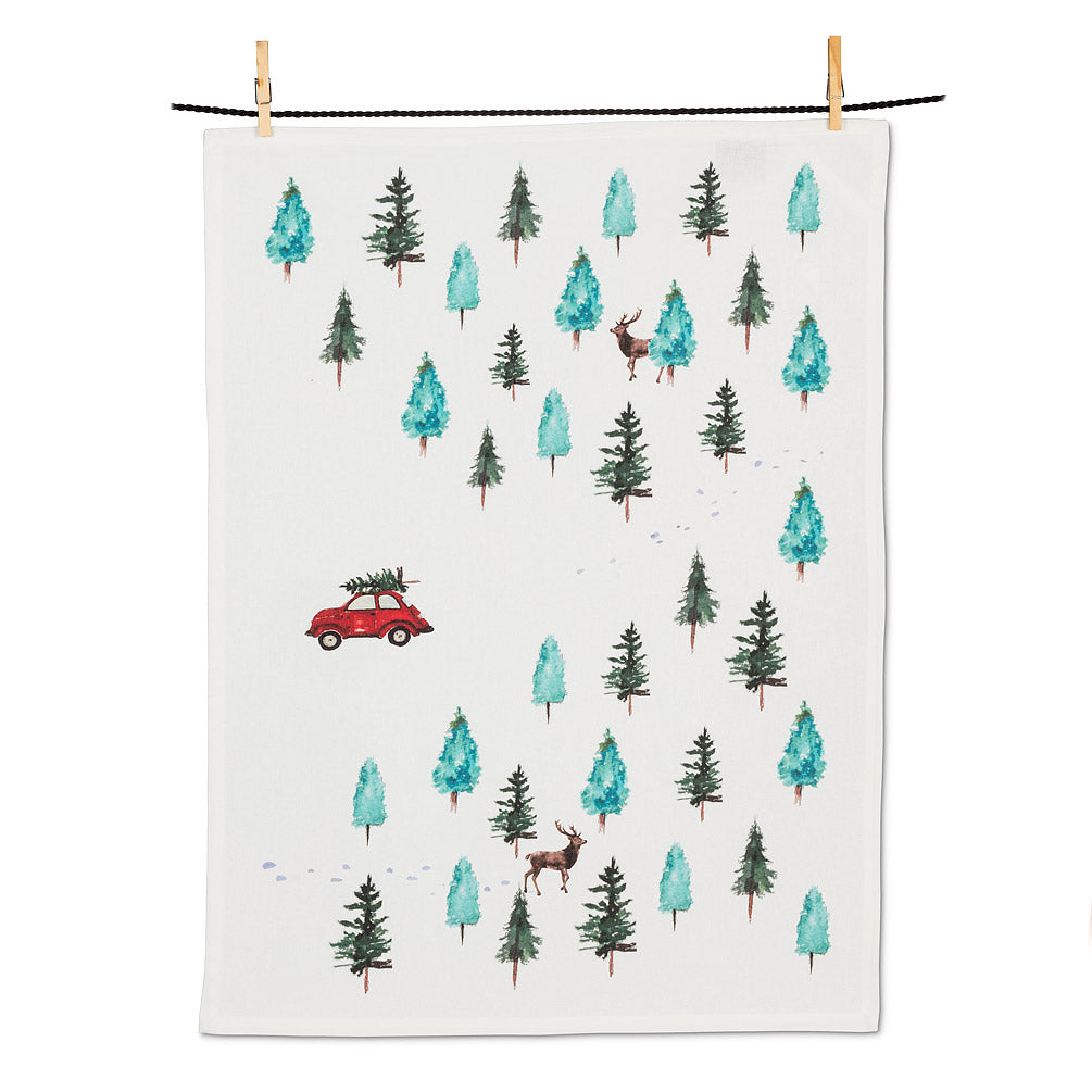 Linge à vaiselle du temps des fêtes