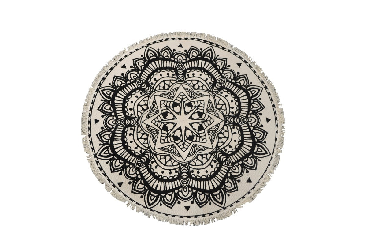 Tapis rond mandala