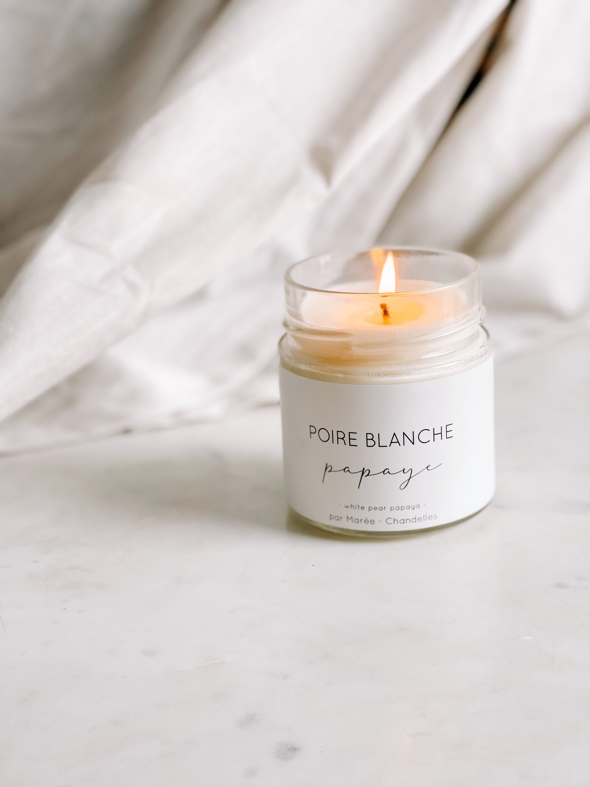 Poire blanche et papaye