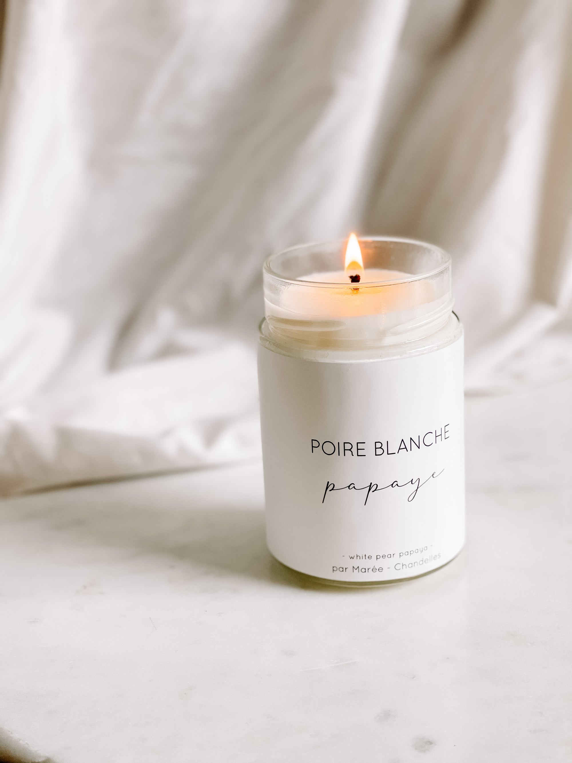 Poire blanche et papaye