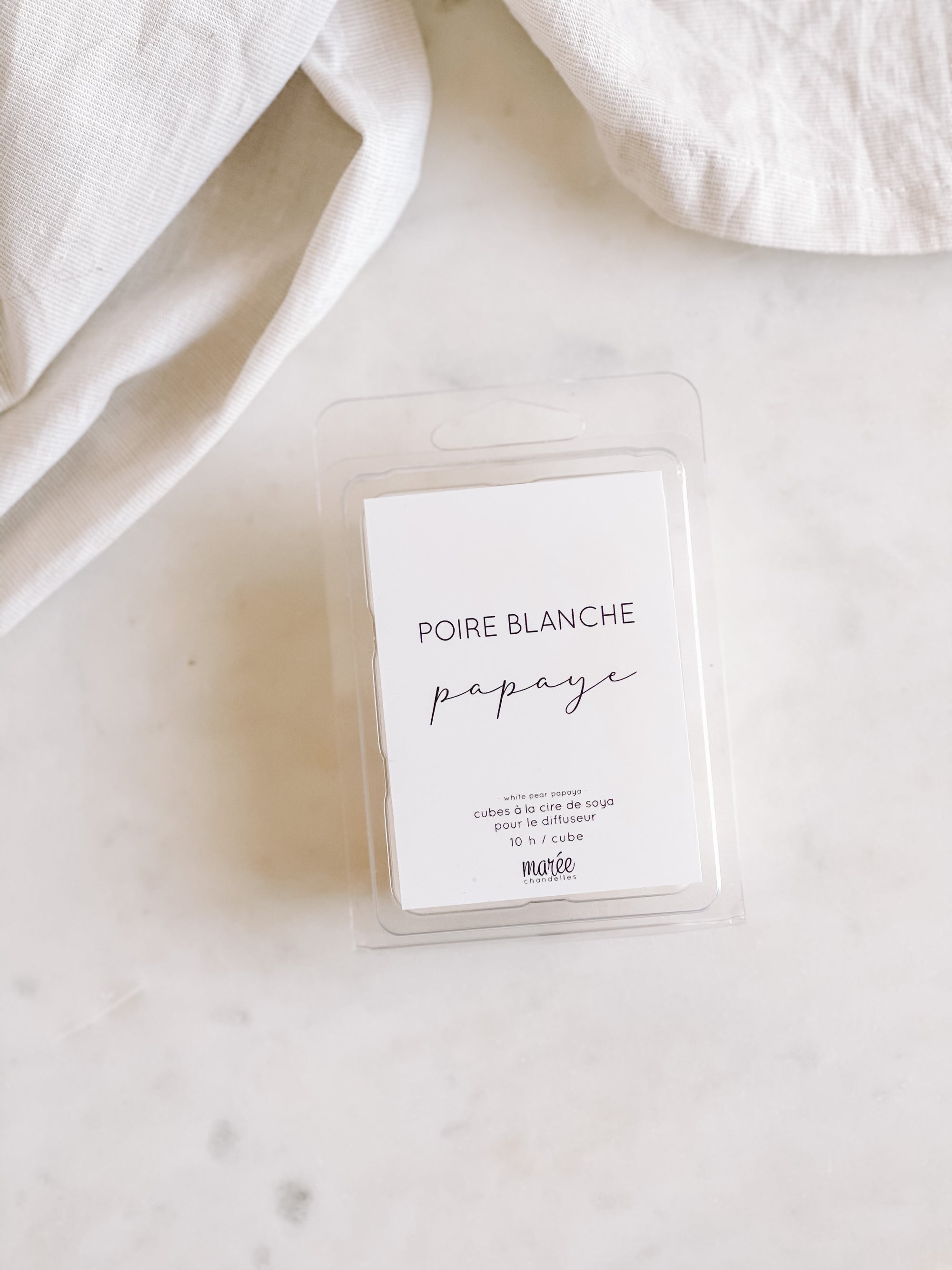 Poire blanche et papaye