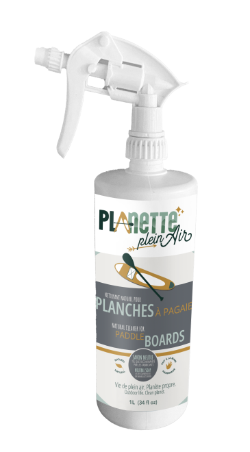 Nettoyant naturel pour planches à pagaie