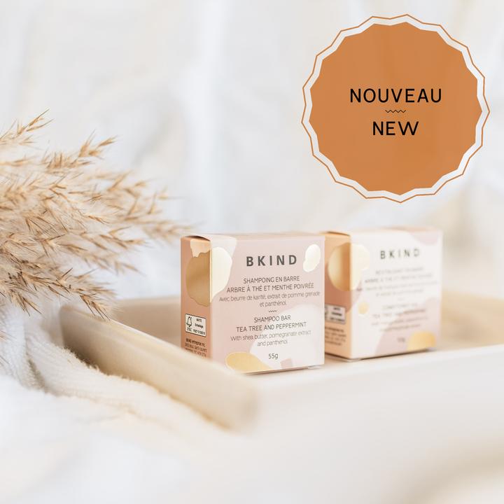 Shampoing en barre - Arbre à thé et menthe poivrée pour cheveux colorés