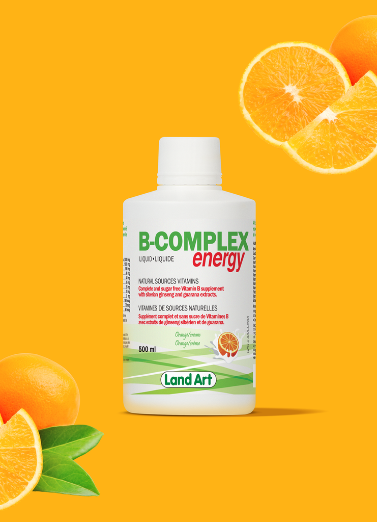 B-Complex Energy Vitamine Liquide | Orange & Crème