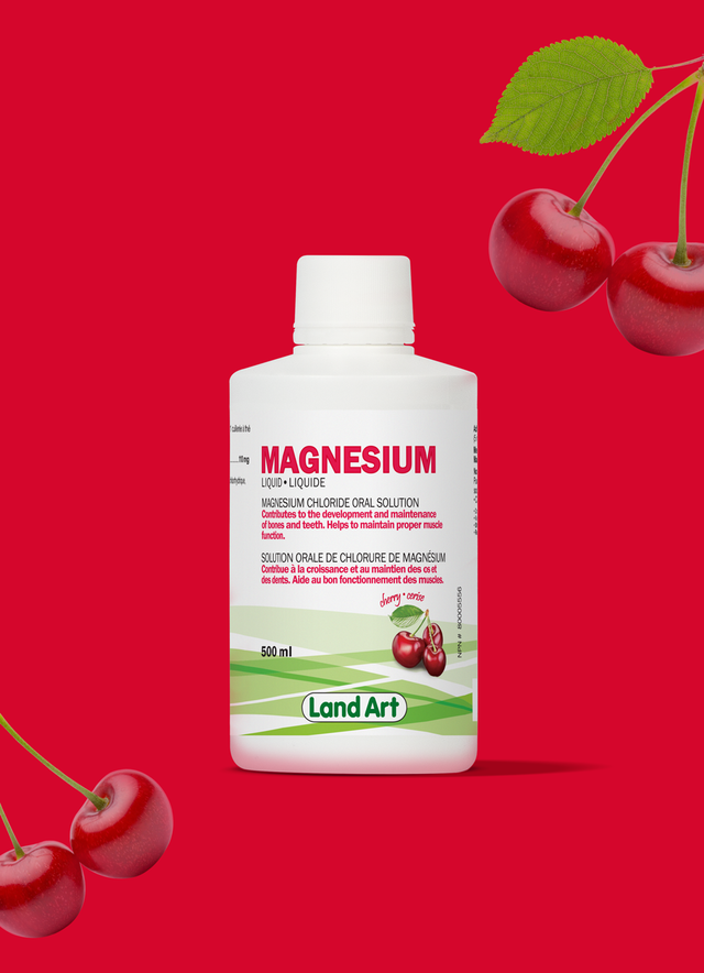 Magnésium Ionique Supplément Liquide | Cerise