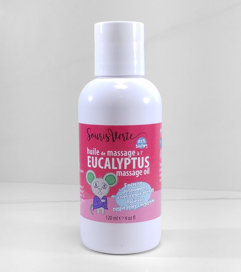 Huile à massage eucalyptus 120 ml