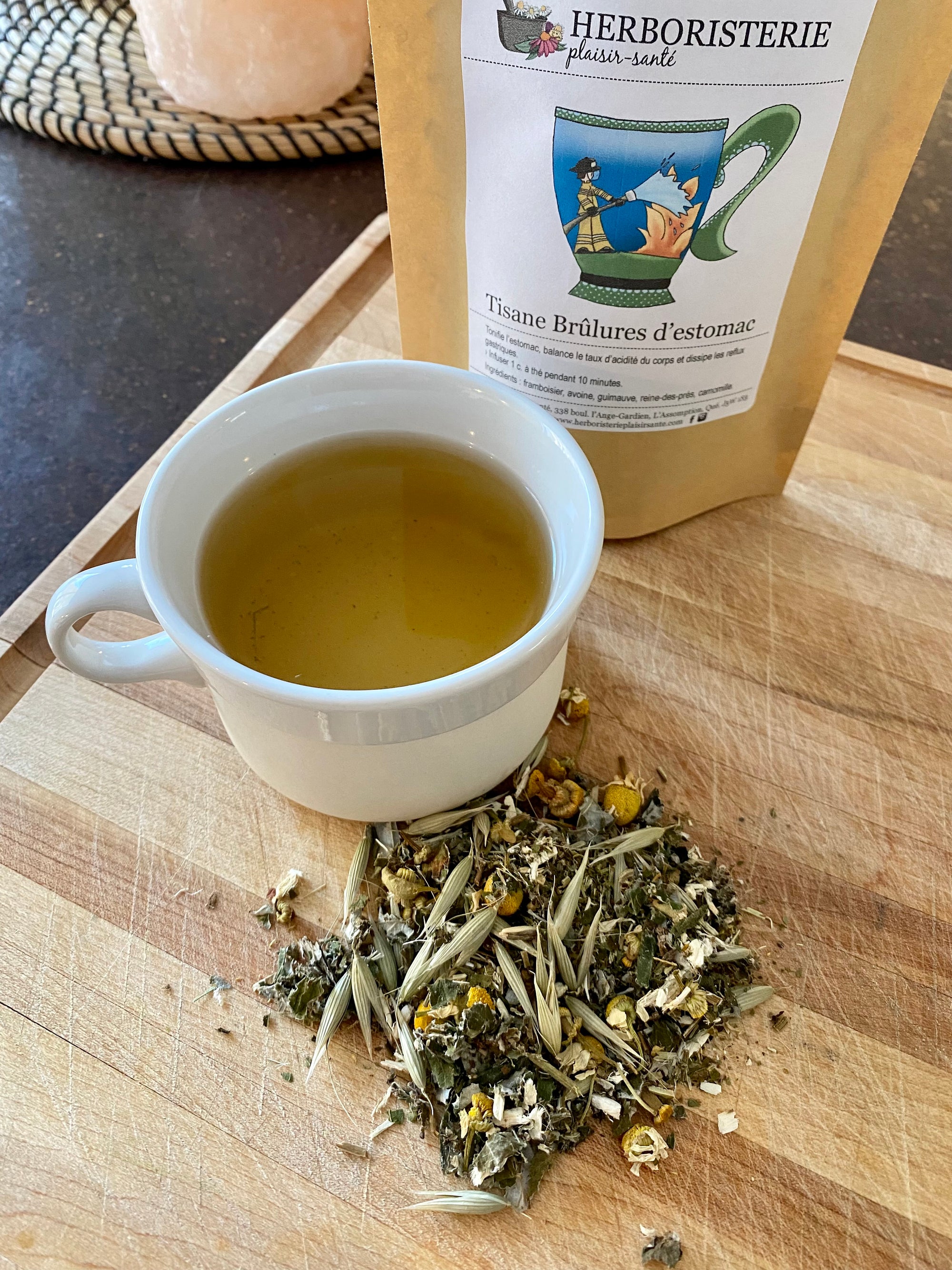 Tisane contre les brûlures à l'estomac