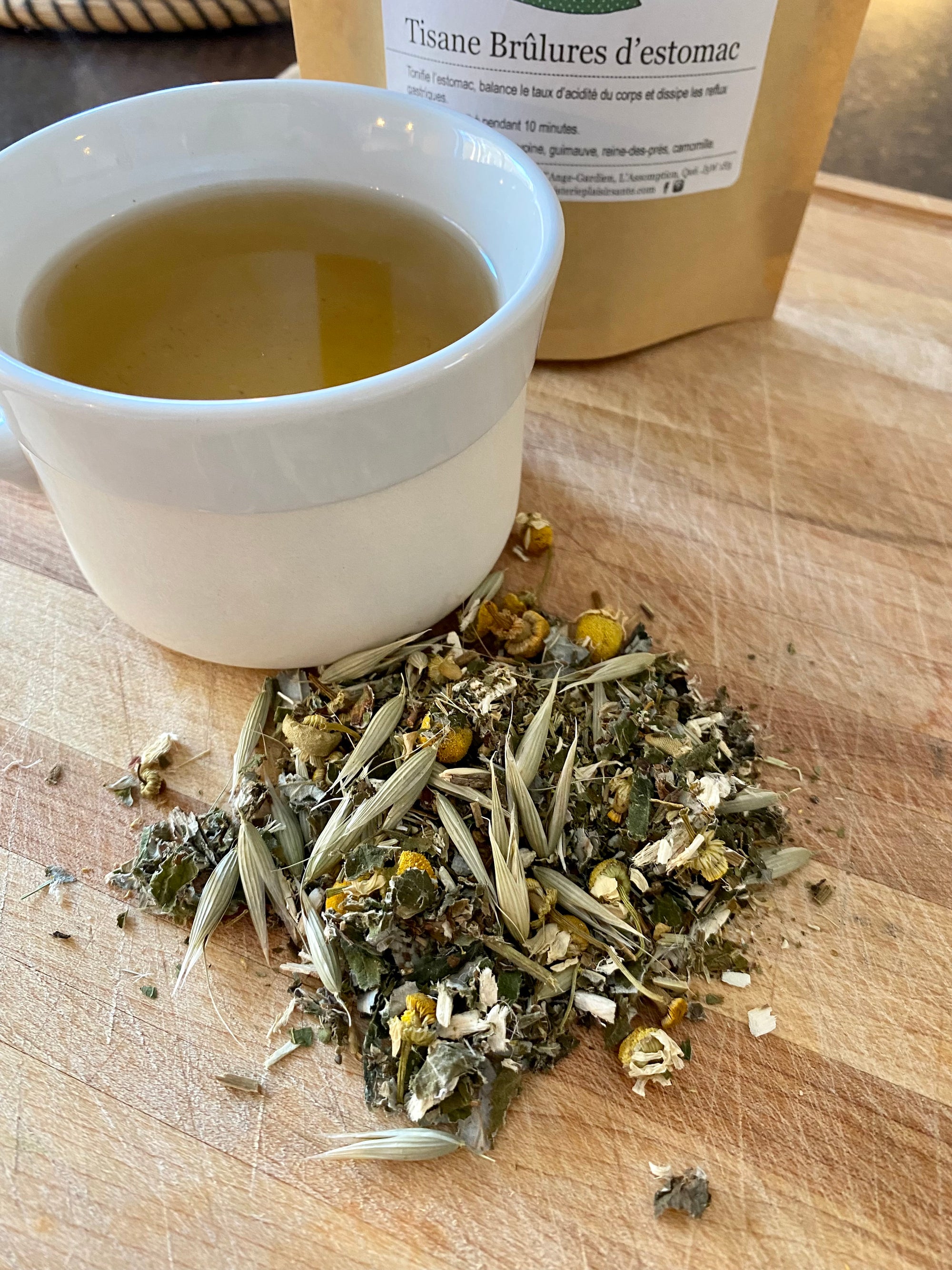 Tisane contre les brûlures à l'estomac