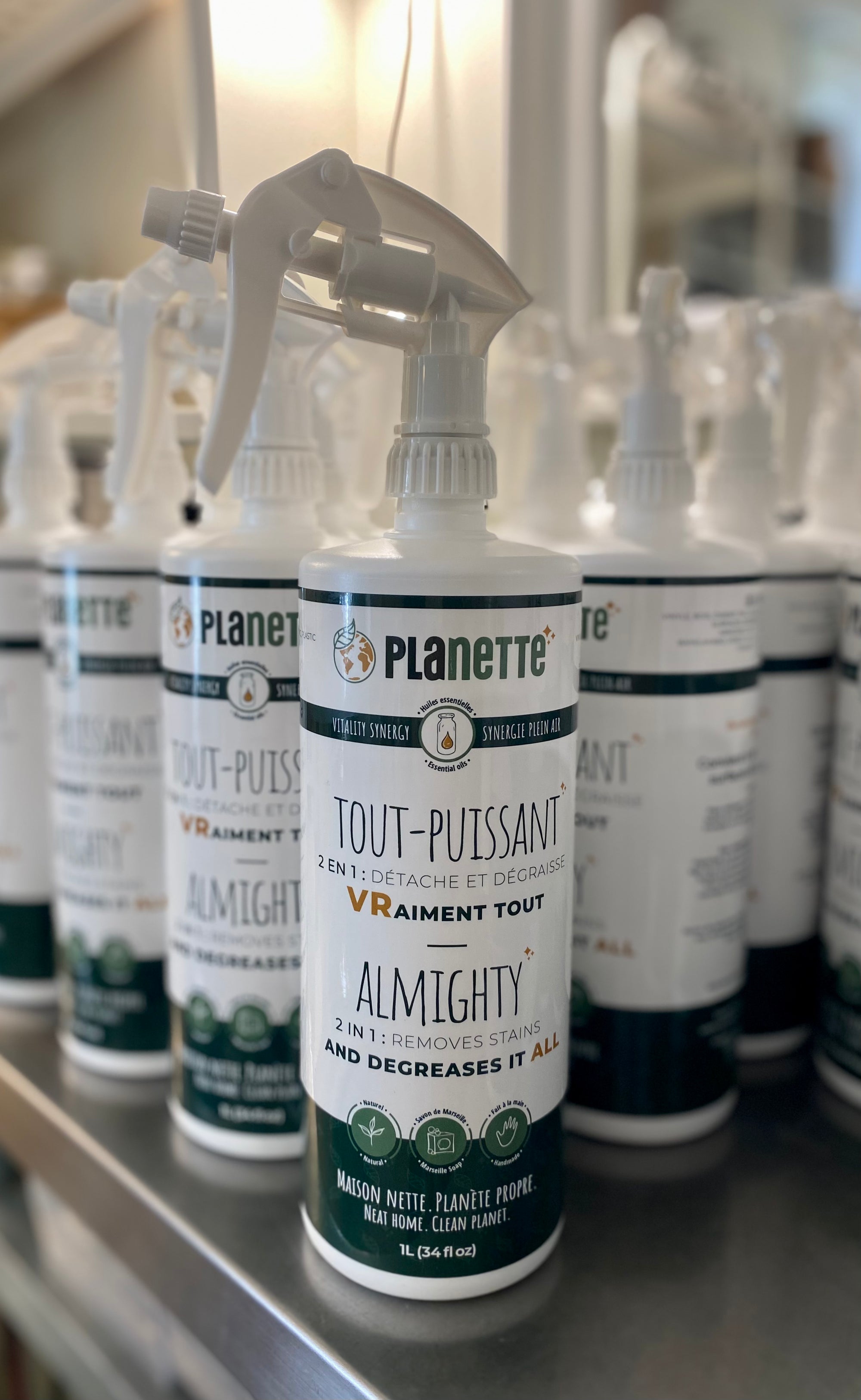 Tout-Puissant Dégraissant et détachant (1Litre)