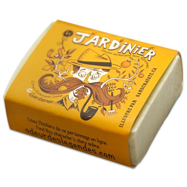 Le Jardinier, savon exfoliant aux agrûmes