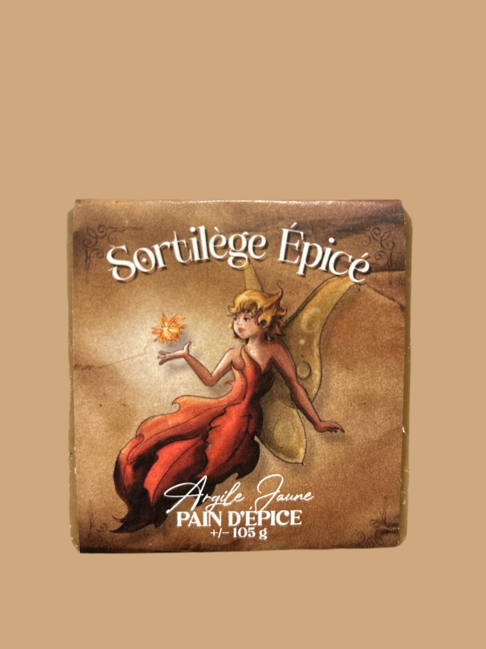 Savon Sortilège Épicé – Pain d’épice Argile Jaune