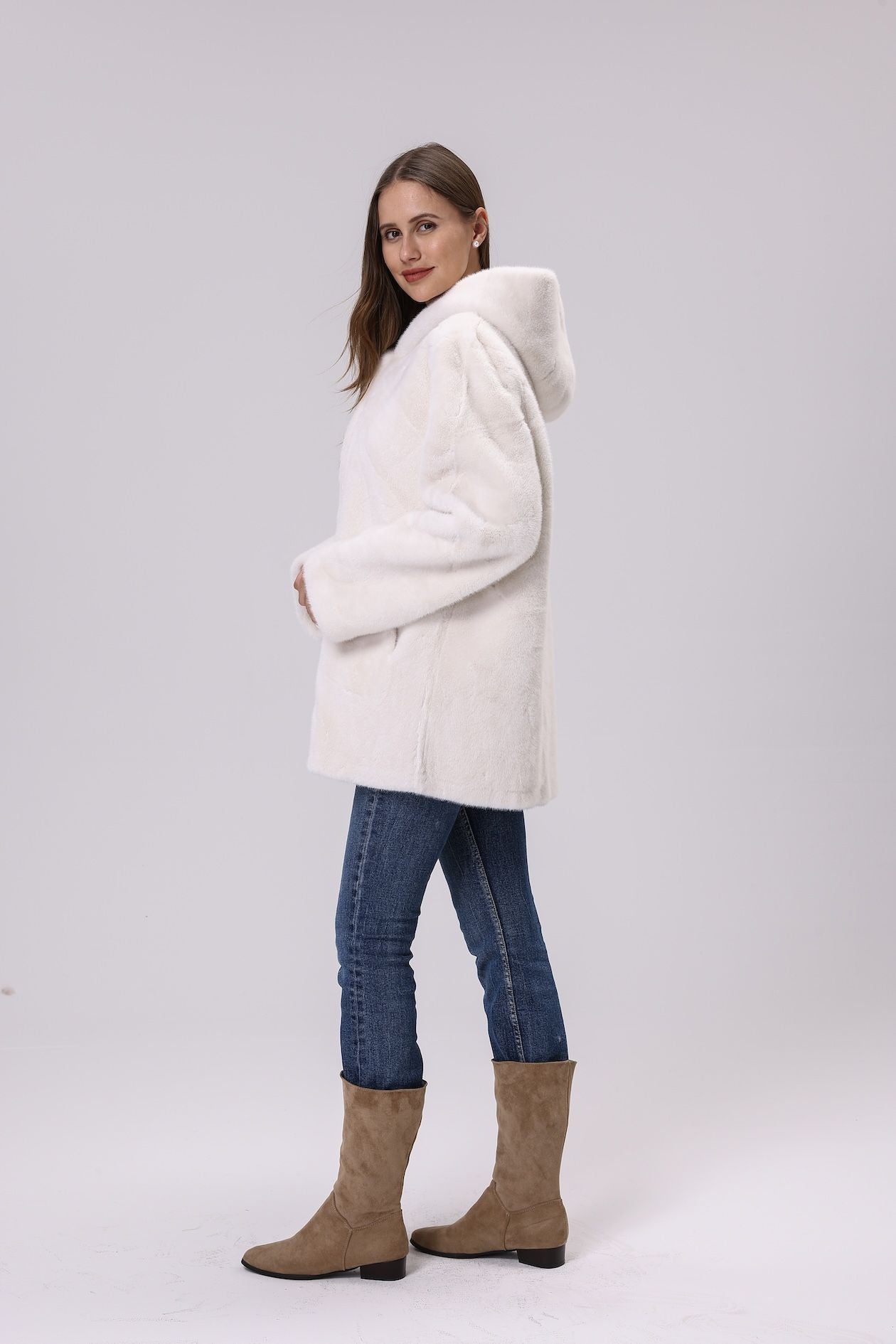 Manteau blanche douceur