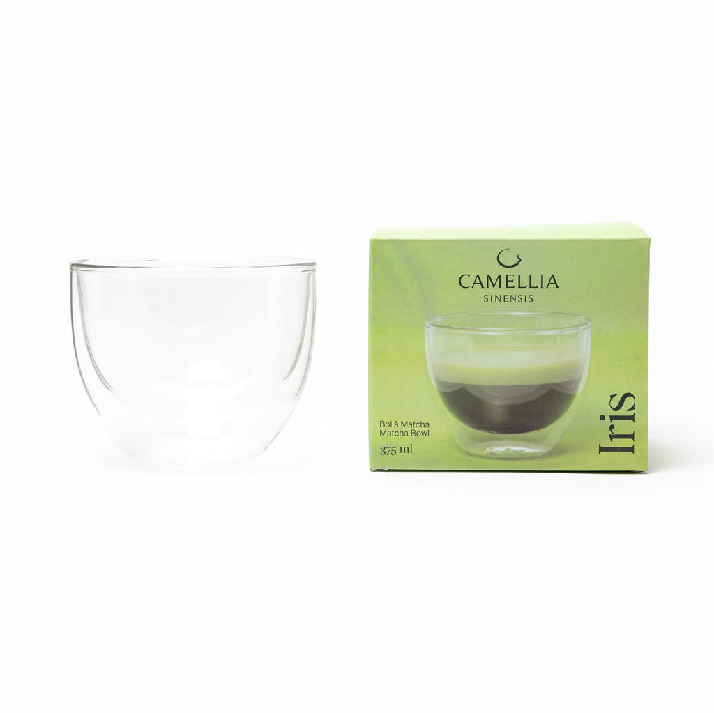 Bol à Matcha en verre double paroi | Iris 375ml