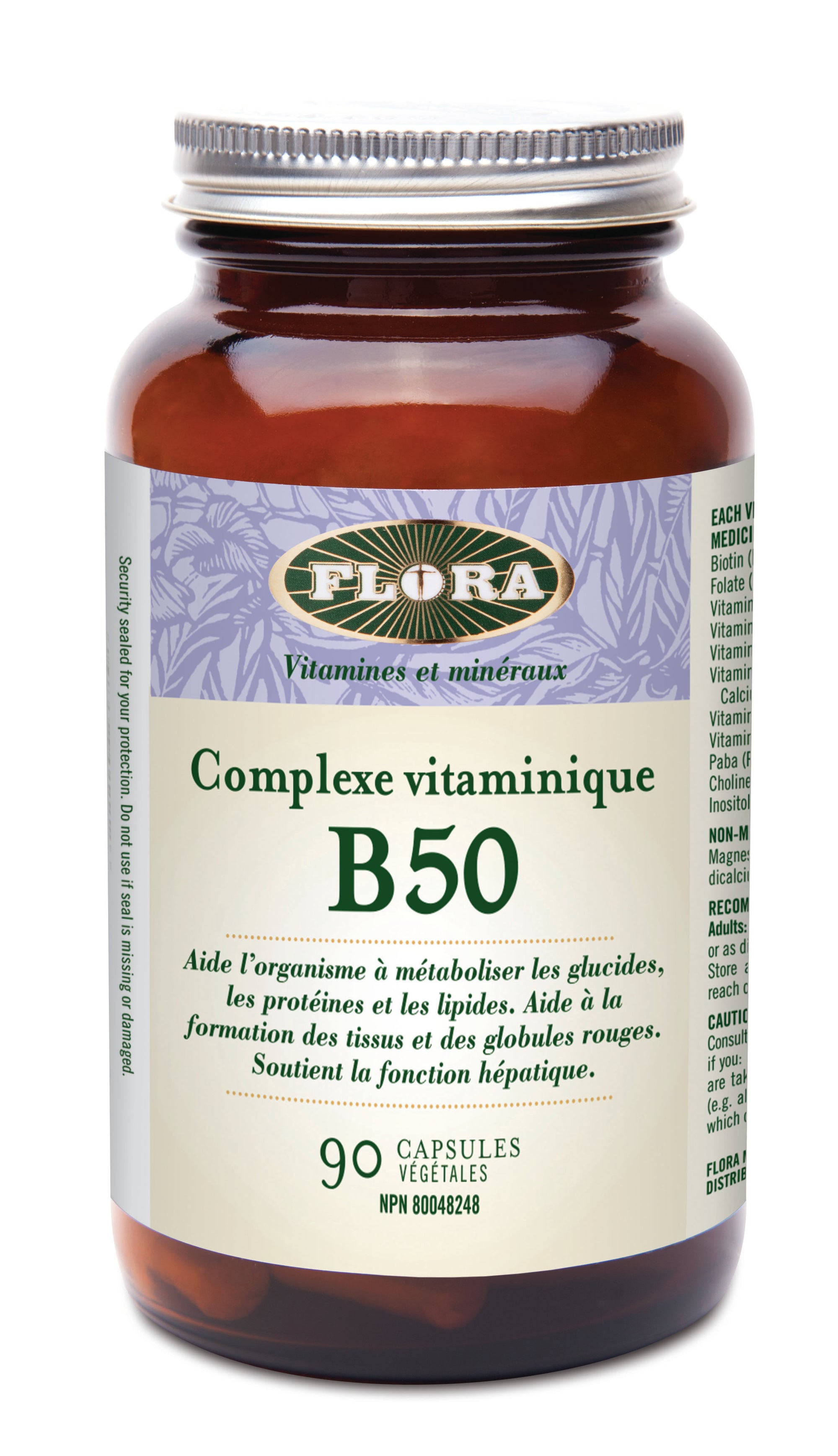 Complexes vitaminiques B50 90 cap